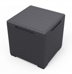 Стол с функцией хранения Виго (Vigo storage box) графит в Пойковском - poikovskii.mebel24.online | фото 2
