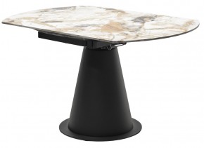Стол TERAMO 135 GLOSS GRAND JADE SOLID CERAMIC, керамика, поворотн.механизм / Черный каркас, ®DISAUR в Пойковском - poikovskii.mebel24.online | фото 10