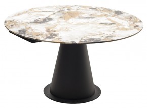 Стол TERAMO 135 GLOSS GRAND JADE SOLID CERAMIC, керамика, поворотн.механизм / Черный каркас, ®DISAUR в Пойковском - poikovskii.mebel24.online | фото 15