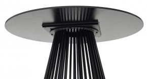 Стол TERNI 120 MATT BLACK MARBLE SOLID CERAMIC Черный мрамор матовый, керамика /Черн.каркас, ®DISAUR в Пойковском - poikovskii.mebel24.online | фото 6
