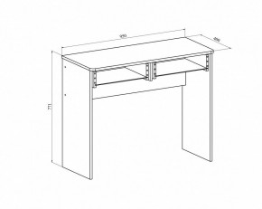 Стол туалетный Эконом Стандарт ТС-25 в Пойковском - poikovskii.mebel24.online | фото 7