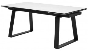 Стол VASTO 180 MARBLES KL-99 Белый мрамор матовый, итальянская керамика/ черный каркас, ®DISAUR в Пойковском - poikovskii.mebel24.online | фото