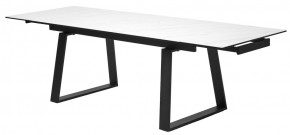 Стол VASTO 180 MARBLES KL-99 Белый мрамор матовый, итальянская керамика/ черный каркас, ®DISAUR в Пойковском - poikovskii.mebel24.online | фото 9