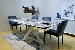 Стол VICENZA 220 BULGARI WHITE, керамика / белый, ®DISAUR в Пойковском - poikovskii.mebel24.online | фото 12