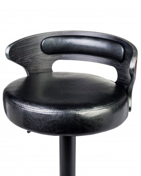 Стул барный DOBRIN FRED BLACK, чёрное дерево, чёрный в Пойковском - poikovskii.mebel24.online | фото 6
