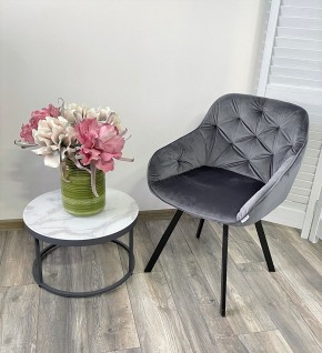 Стул GALE 360 град. поворот. BLUVEL-14 GREY, велюр/ черный каркас, М-City в Пойковском - poikovskii.mebel24.online | фото 8