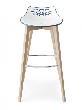 Стул JAM W CB/1487, ash.P12 smoke/ P799-P12P WHITE/ GLOSSY SKY BLUE в Пойковском - poikovskii.mebel24.online | фото