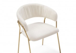 Стул на металлокаркасе Kamelia 1 white fabric / gold в Пойковском - poikovskii.mebel24.online | фото 6