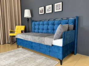 СВЕТЛАНА 3 Кровать линейная (Синий) в Пойковском - poikovskii.mebel24.online | фото 2
