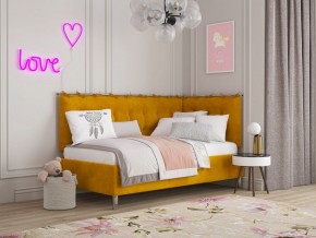 СВЕТЛАНА 3 Кровать угловая (Горчичный) в Пойковском - poikovskii.mebel24.online | фото