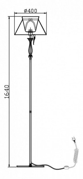 Торшер Maytoni Bird ARM013-22-W в Пойковском - poikovskii.mebel24.online | фото 8
