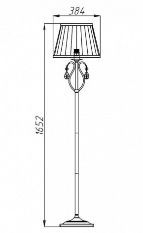 Торшер Maytoni Brionia ARM172-11-G в Пойковском - poikovskii.mebel24.online | фото 2