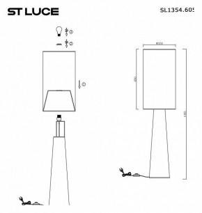 Торшер ST-Luce Jackie SL1354.605.01 в Пойковском - poikovskii.mebel24.online | фото 5