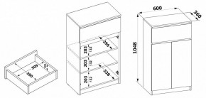 Тумба для обуви ТП-12 в Пойковском - poikovskii.mebel24.online | фото 4