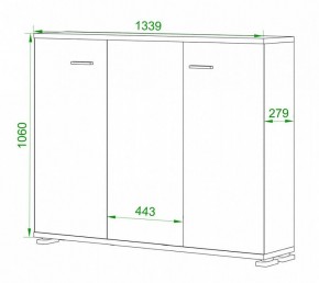 Тумба Домино нельсон ПУ-60-4 в Пойковском - poikovskii.mebel24.online | фото 2