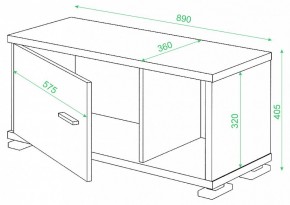 Тумба комбинированная Домино СБ-30/1 в Пойковском - poikovskii.mebel24.online | фото 3