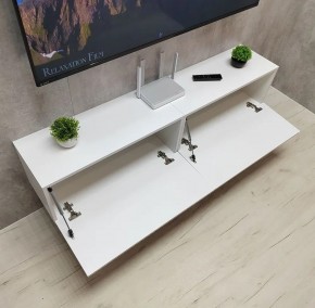 Тумба подвесная под ТВ LINES MTV1-MA 750 Белый глянец (Белый-M 10.1.1) в Пойковском - poikovskii.mebel24.online | фото 11