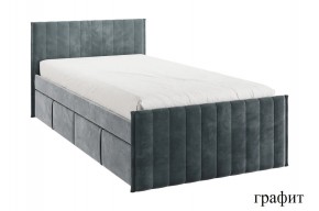 ТВИКС Кровать с ящиками 900 (графит) в Пойковском - poikovskii.mebel24.online | фото