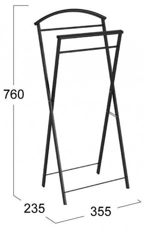 Вешалка для костюма Контур в Пойковском - poikovskii.mebel24.online | фото