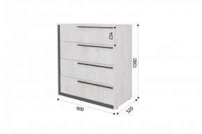 ВИНТЕР - 8 Комод 4 ящика в Пойковском - poikovskii.mebel24.online | фото 4