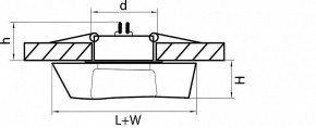 Встраиваемый светильник Lightstar Flutto 006430 в Пойковском - poikovskii.mebel24.online | фото 3