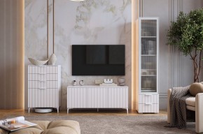 ЗЕФИР Гостиная К1 (белое дерево/белый муар) в Пойковском - poikovskii.mebel24.online | фото