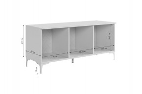 ЗЕФИР Гостиная К1 (белое дерево/белый муар) в Пойковском - poikovskii.mebel24.online | фото 4